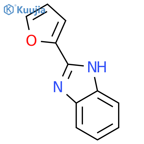2-(2-Furyl)1H-benzimidazole (Fuberidazole) structure