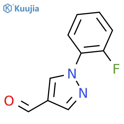 1-(2-Fluorophenyl)-1H-pyrazole-4-carbaldehyde structure