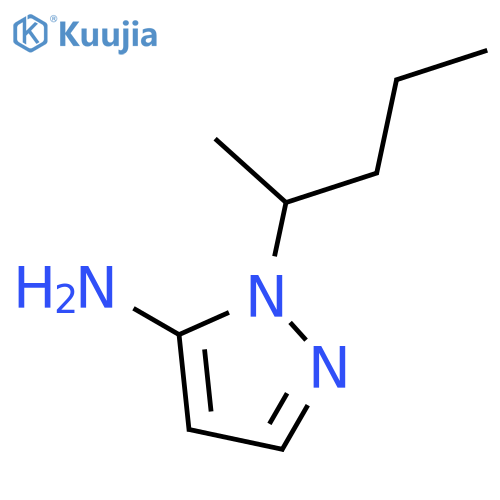 1-(1-Methylbutyl)-1H-pyrazol-5-amine structure