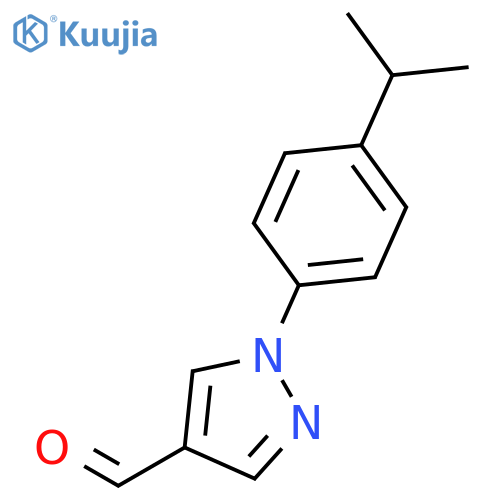 1-(4-Isopropylphenyl)-1H-pyrazole-4-carbaldehyde structure