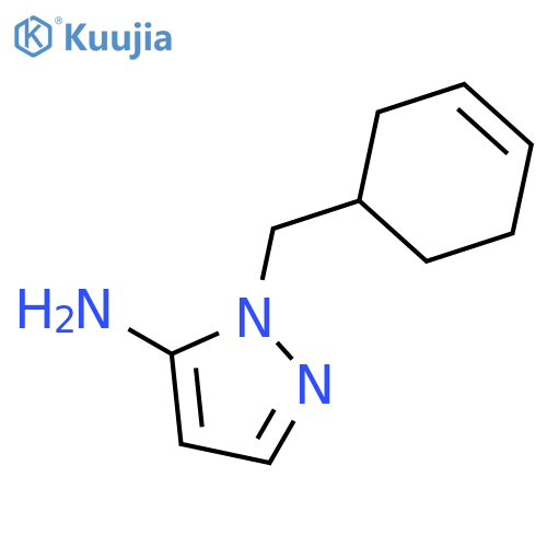 1-(Cyclohex-3-en-1-ylmethyl)-1H-pyrazol-5-amine structure