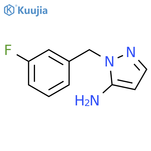 1-(3-Fluorobenzyl)-1H-pyrazol-5-amine structure