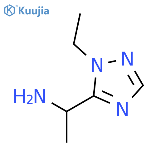 1-(1-Ethyl-1H-1,2,4-triazol-5-yl)ethanamine structure