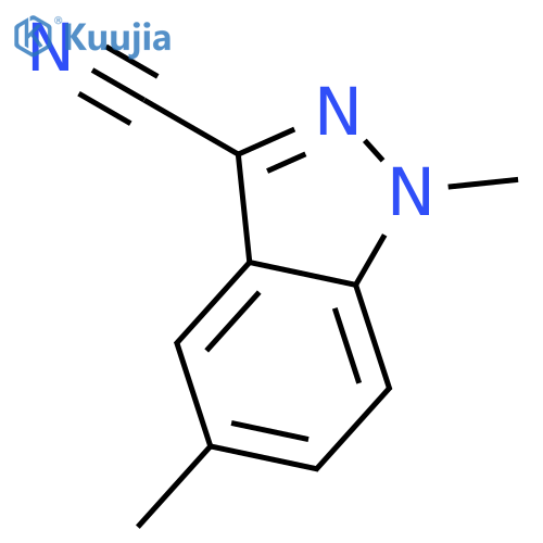 1,5-Dimethyl-1H-indazole-3-carbonitrile structure