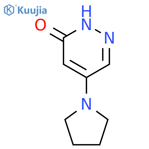5-(1-Pyrrolidinyl)-3(2H)-pyridazinone structure