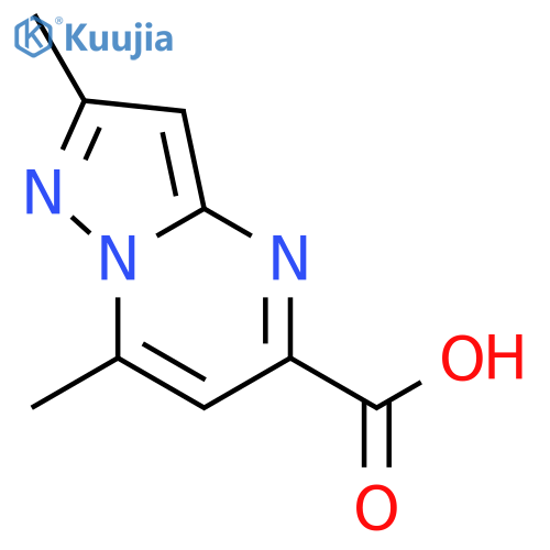 2,7-Dimethylpyrazolo1,5-apyrimidine-5-carboxylic Acid structure