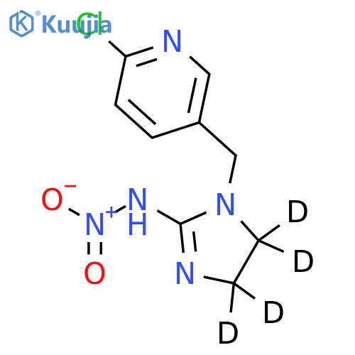 Imidacloprid-d4 structure