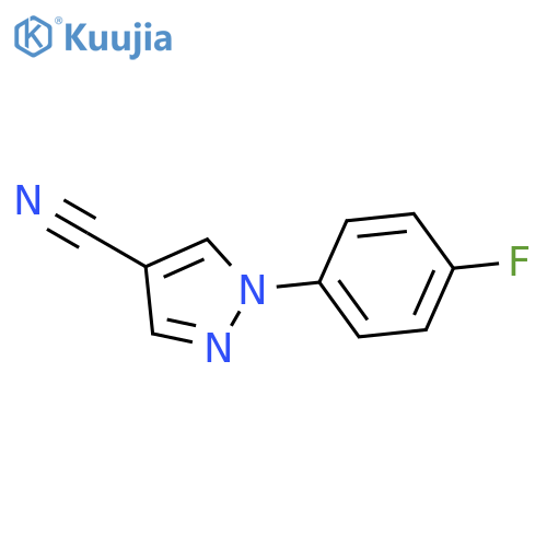 1-(4-Fluorophenyl)-1H-pyrazole-4-carbonitrile structure