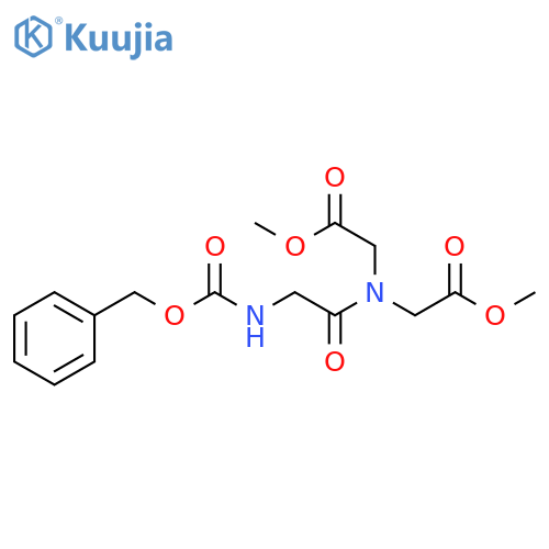 Glycine, N-[(phenylmethoxy)carbonyl]glycyl-N-(2-methoxy-2-oxoethyl)-, methyl ester structure