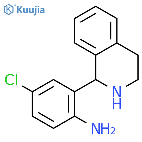 4-Chloro-2-(1,2,3,4-tetrahydroisoquinolin-1-yl)aniline structure