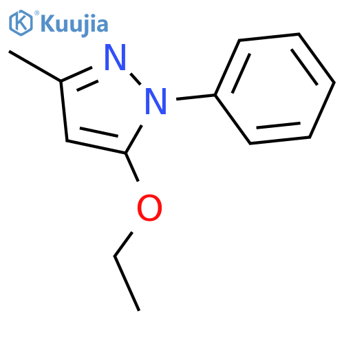 1H-Pyrazole,5-ethoxy-3-methyl-1-phenyl- structure
