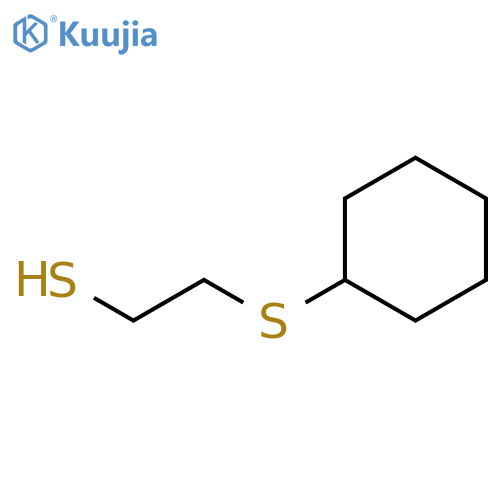 Ethanethiol, 2-(cyclohexylthio)- structure