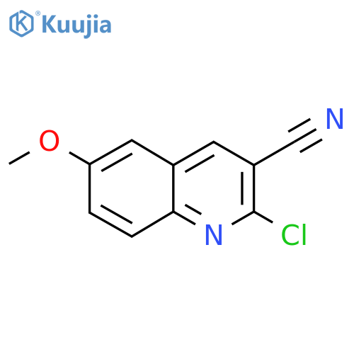 2-Chloro-6-methoxyquinoline-3-carbonitrile structure