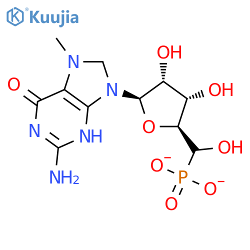 5'-Guanylic acid,7-methyl-, inner salt structure