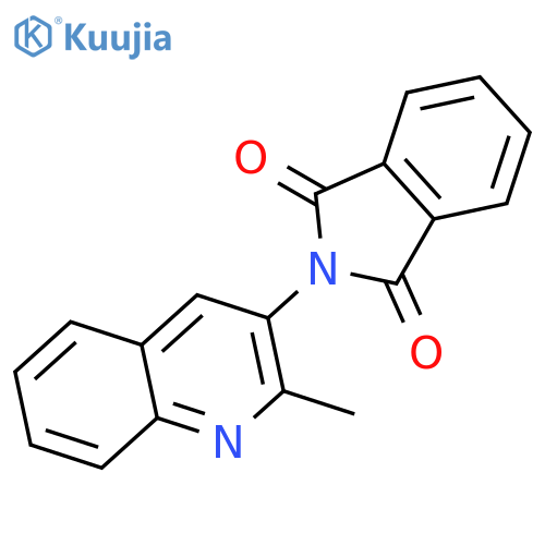 1H-Isoindole-1,3(2H)-dione, 2-(2-methyl-3-quinolinyl)- structure
