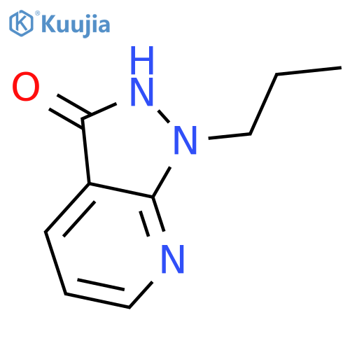 1-Propyl-1H-pyrazolo[3,4-b]pyridin-3(2H)-one structure