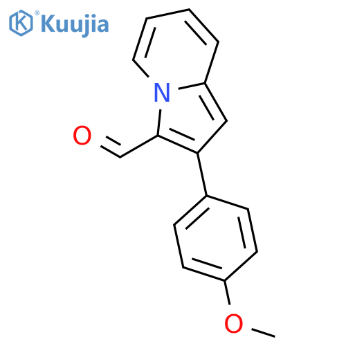2-(4-Methoxyphenyl)-indolizine-3-carbaldehyde structure