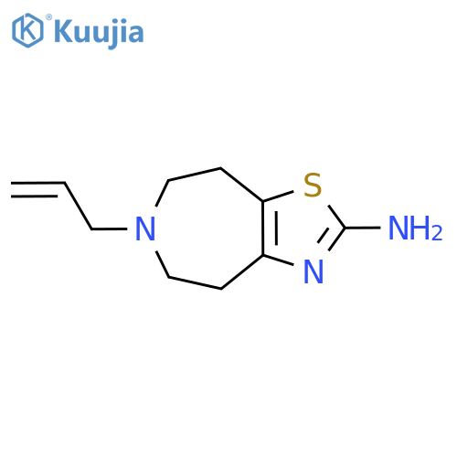 6-Allyl-5,6,7,8-tetrahydro-4H-1,3thiazolo4,5-dazepin-2-amine structure