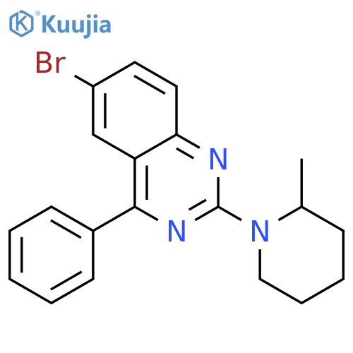 6-bromo-2-(2-methylpiperidin-1-yl)-4-phenylquinazoline structure