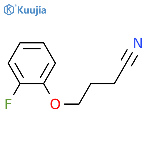 4-(2-fluorophenoxy)butanenitrile structure