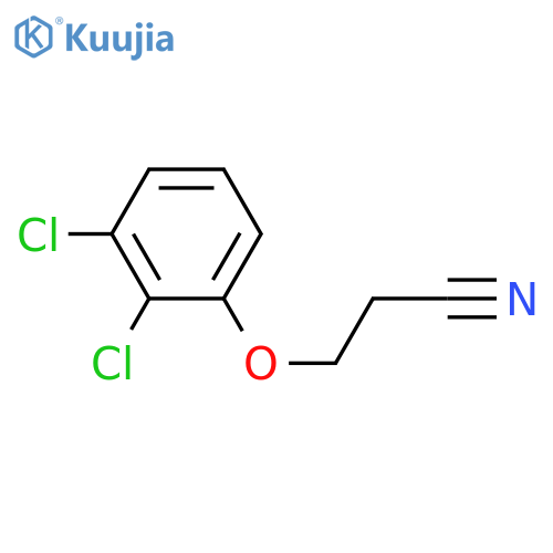 3-(2,3-dichlorophenoxy)propanenitrile structure