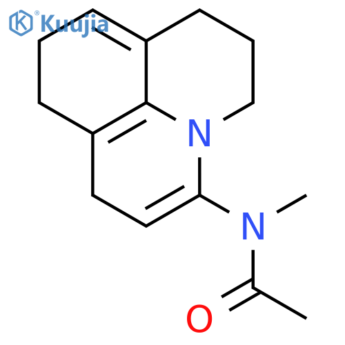 Acetamide,N-methyl-N-(2,3,6,7-tetrahydro-1H,5H-benzo[ij]quinolizin-9-yl)- structure