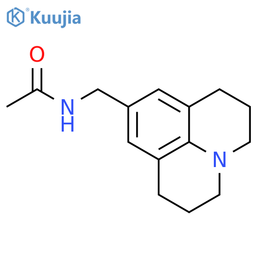 Acetamide,N-[(2,3,6,7-tetrahydro-1H,5H-benzo[ij]quinolizin-9-yl)methyl]- structure