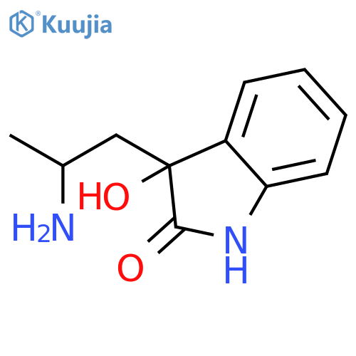 2H-Indol-2-one,3-(2-aminopropyl)-1,3-dihydro-3-hydroxy- structure