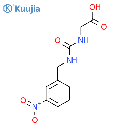 2-({(3-Nitrophenyl)methylcarbamoyl}amino)acetic Acid structure