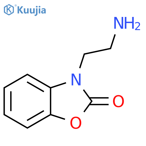 3-(2-aminoethyl)-2,3-dihydro-1,3-benzoxazol-2-one structure