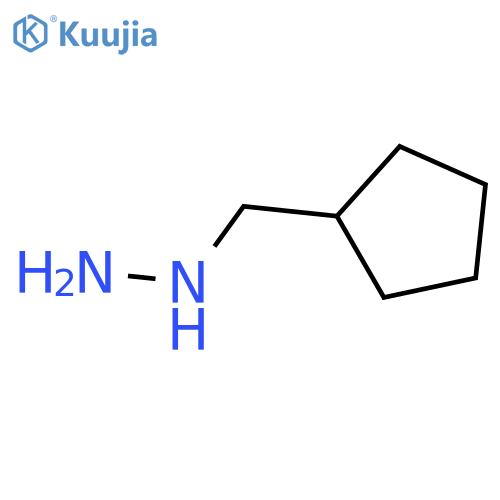 (cyclopentylmethyl)hydrazine structure