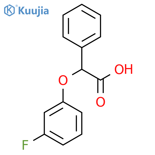 2-(3-Fluorophenoxy)-2-phenylacetic acid structure