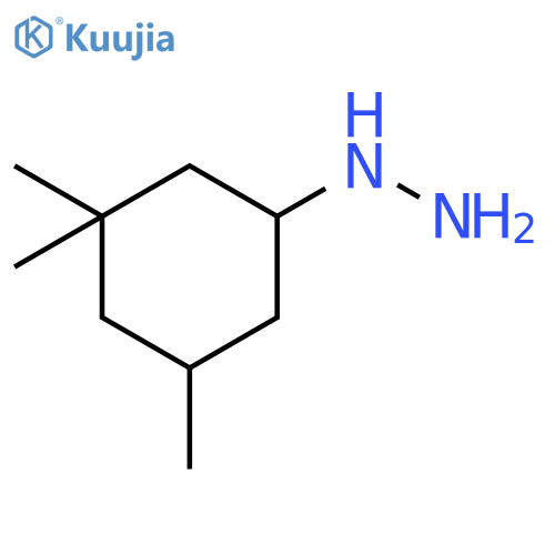 (3,3,5-trimethylcyclohexyl)hydrazine structure