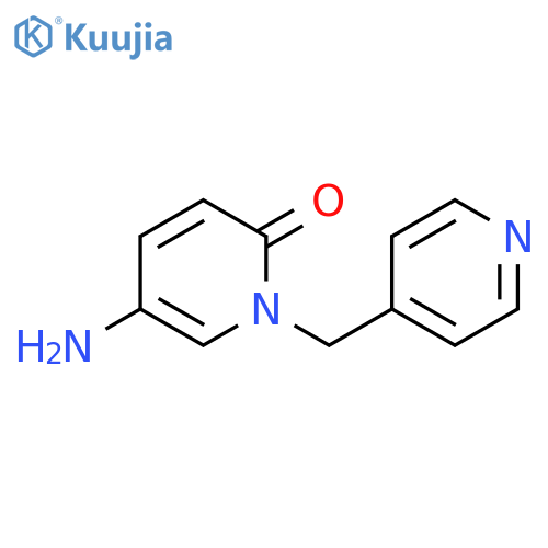 5-amino-1-(pyridin-4-yl)methyl-1,2-dihydropyridin-2-one structure