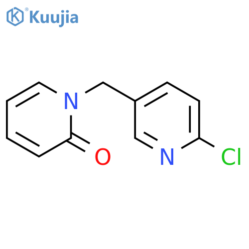 1-[(6-chloropyridin-3-yl)methyl]-1,2-dihydropyridin-2-one structure