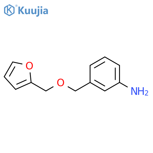 3-(Furan-2-ylmethoxy)methylaniline structure