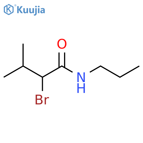 2-BROMO-3-METHYL-N-PROPYLBUTANAMIDE structure