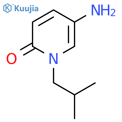 5-Amino-1-(2-methylpropyl)-1,2-dihydropyridin-2-one structure