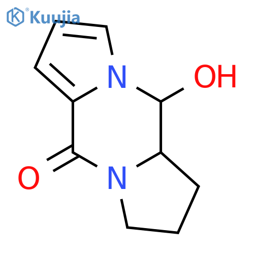 (10aS)-2,3,10,10a-tetrahydro-10-hydroxy-1H,5H-Dipyrrolo[1,2-a:1',2'-d]pyrazin-5-one structure