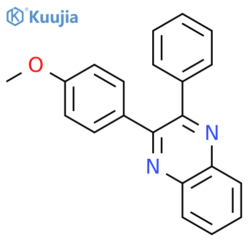 2-(4-Methoxy-phenyl)-3-phenyl-quinoxaline structure