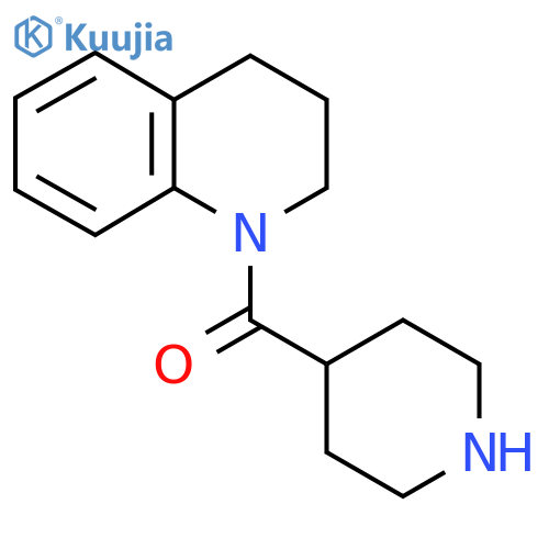 1-(piperidine-4-carbonyl)-1,2,3,4-tetrahydroquinoline structure