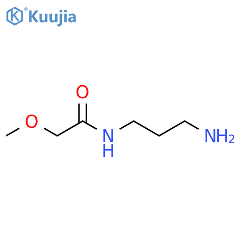 Acetamide, N-(3-aminopropyl)-2-methoxy- structure