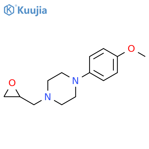 1-(4-methoxyphenyl)-4-(oxiran-2-yl)methylpiperazine structure