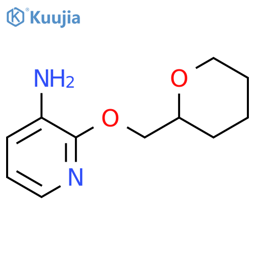 2-(Tetrahydro-2H-pyran-2-ylmethoxy)pyridin-3-amine structure