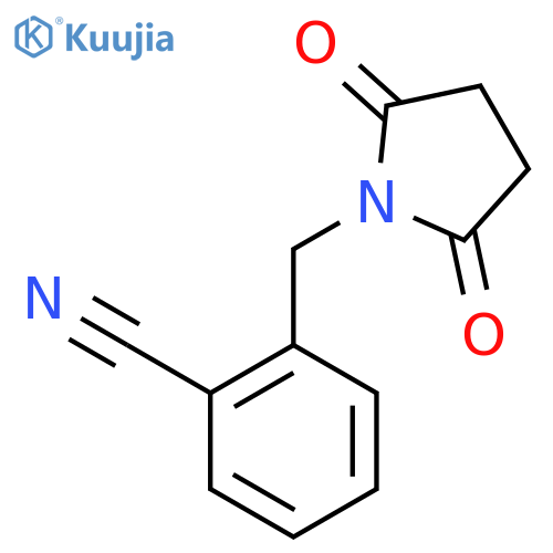 2-(2,5-Dioxopyrrolidin-1-yl)methylbenzonitrile structure