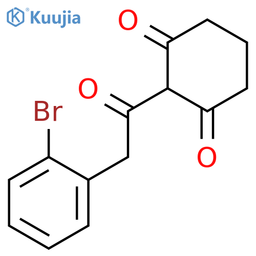 1,3-Cyclohexanedione, 2-[(2-bromophenyl)acetyl]- structure