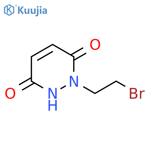 1-(2-bromoethyl)-1,2,3,6-tetrahydropyridazine-3,6-dione structure