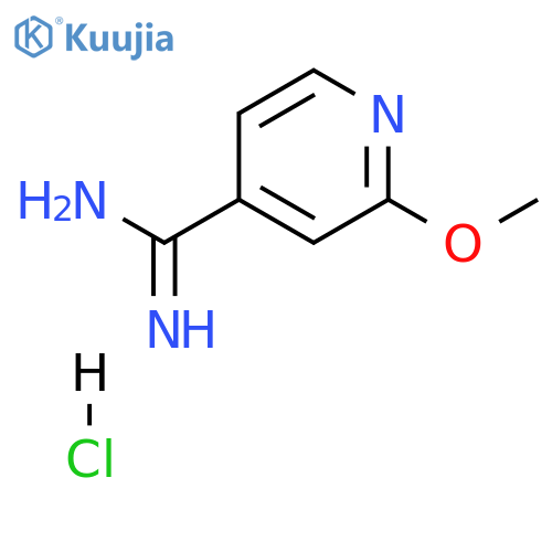 2-methoxypyridine-4-carboximidamide structure
