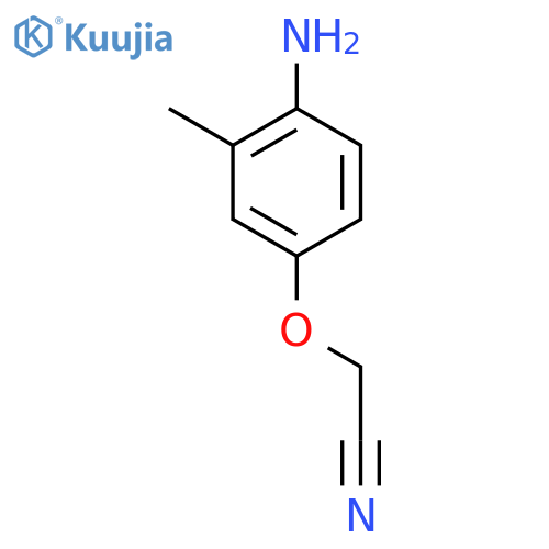 2-(4-Amino-3-methylphenoxy)acetonitrile structure