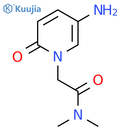 2-(5-Amino-2-oxo-1,2-dihydropyridin-1-yl)-n,n-dimethylacetamide structure
